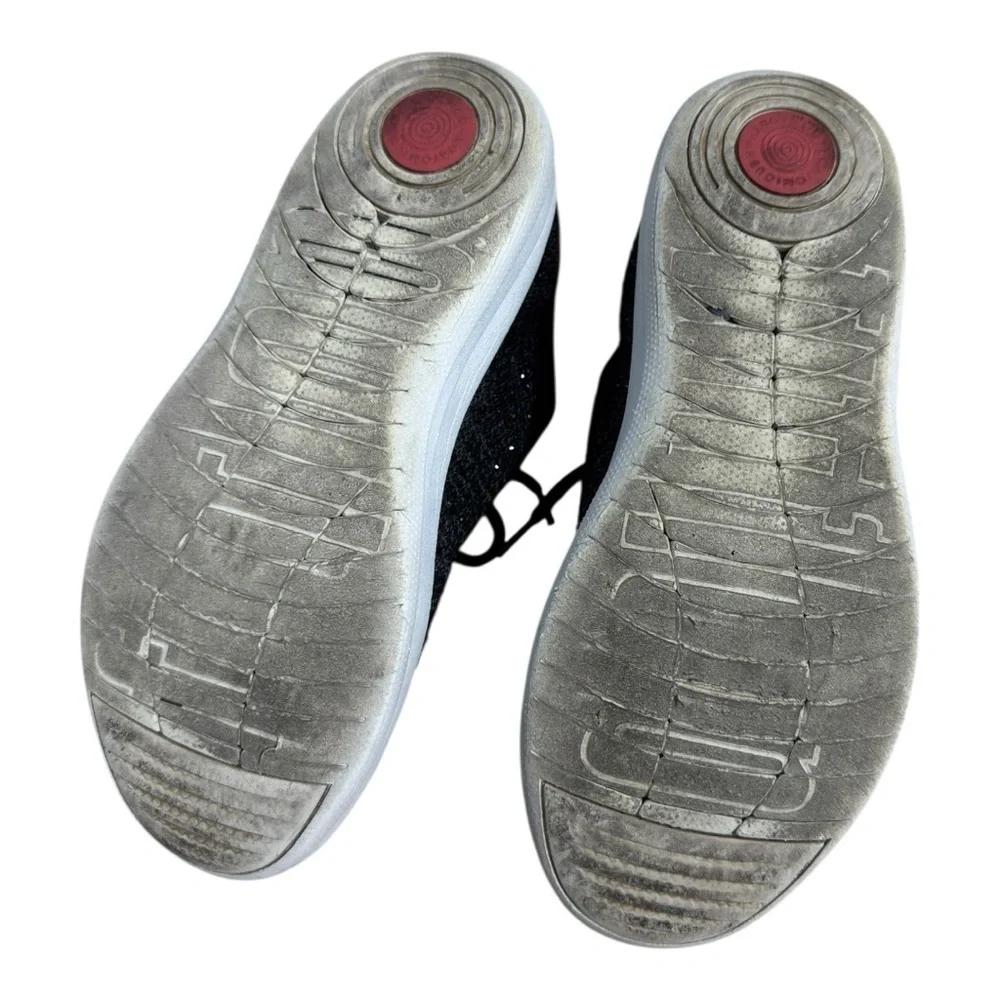 FitFlop Women’s F-Sporty Uberknit Crystal Sneakers - Black - Size 7 Comfort
